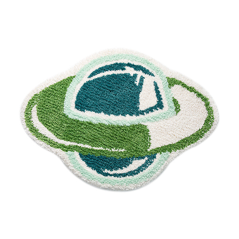 Interstellar Orbit Rug – 3ft x 4ft Soft Flocked Alien Carpet