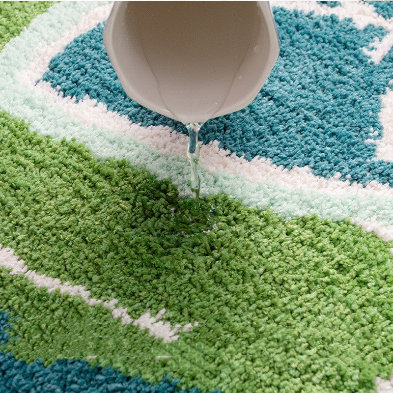 Interstellar Orbit Rug – 3ft x 4ft Soft Flocked Alien Carpet